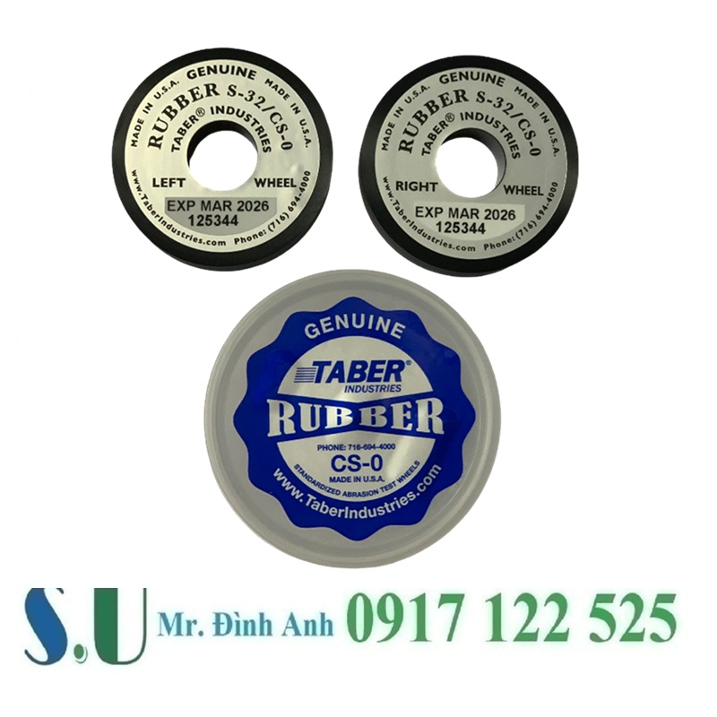 Đá mài Taber CS-0 – Giải pháp kiểm tra mài mòn nhẹ, chuẩn phòng lab