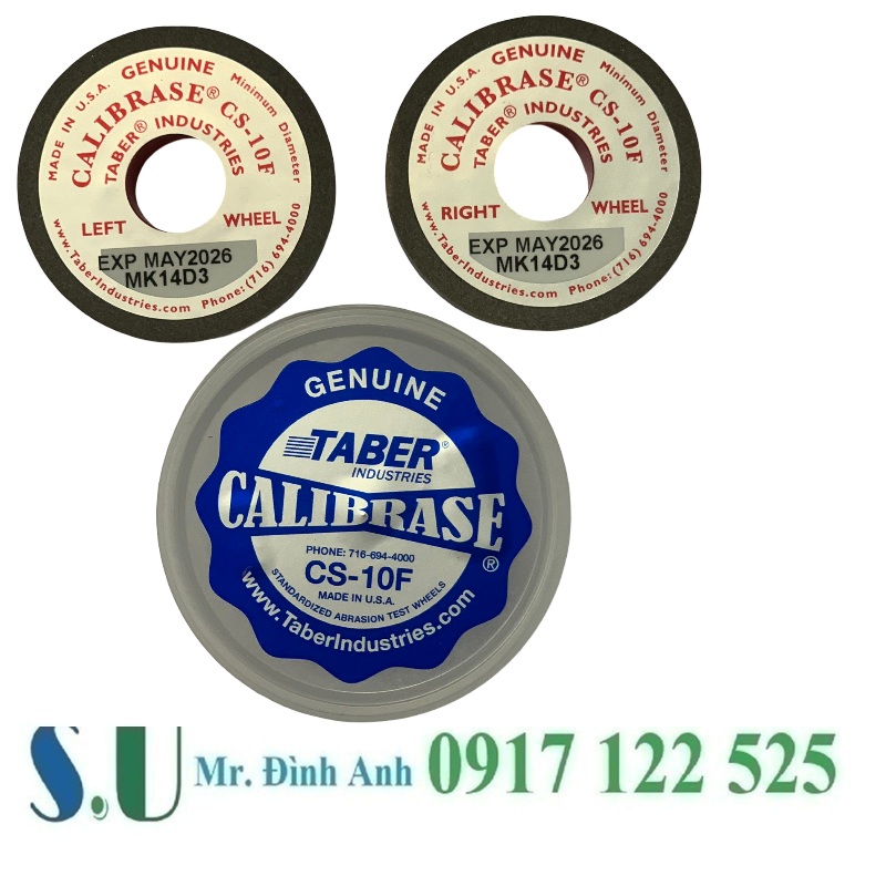 Đá mài Taber CS-10F: Giải pháp chuẩn cho vật liệu mỏng