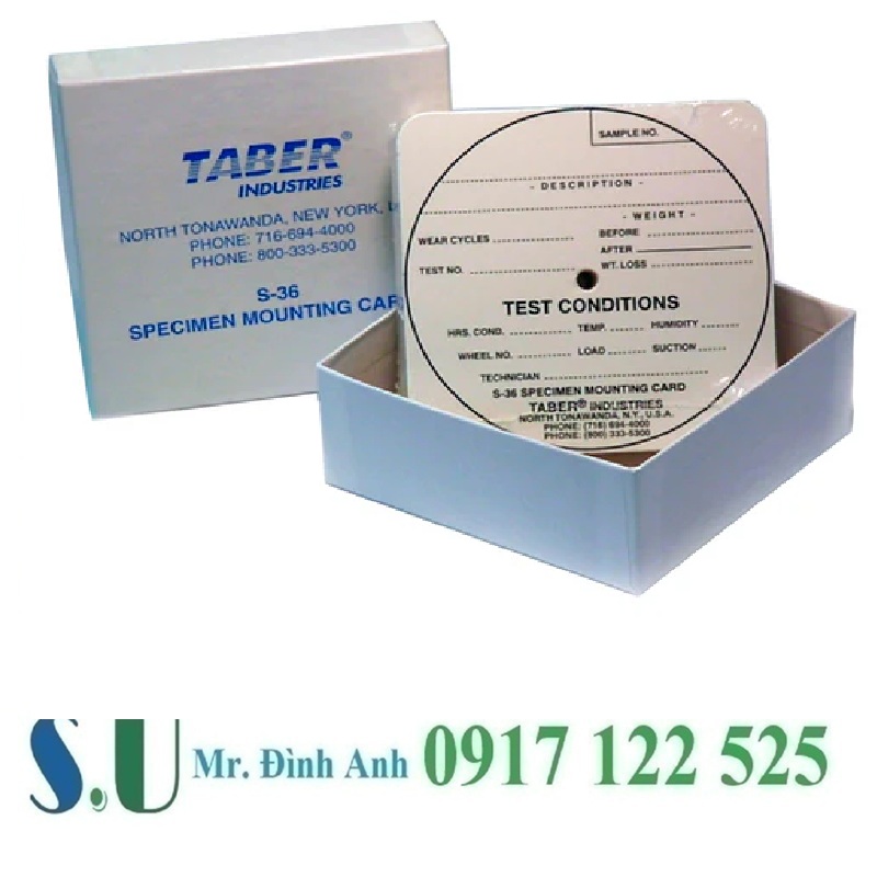 Tấm gắn mẫu Taber S-36 – Độ chính xác tuyệt đối cho máy thử mài mòn
