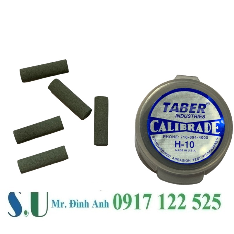 Thanh mài H-10 hãng Taber loại 5 thanh chuyên dụng kiểm tra độ mài mòn kim loại, vật liệu cứng. Độ bền cao, chuẩn ASTM/ISO. Mua ngay!