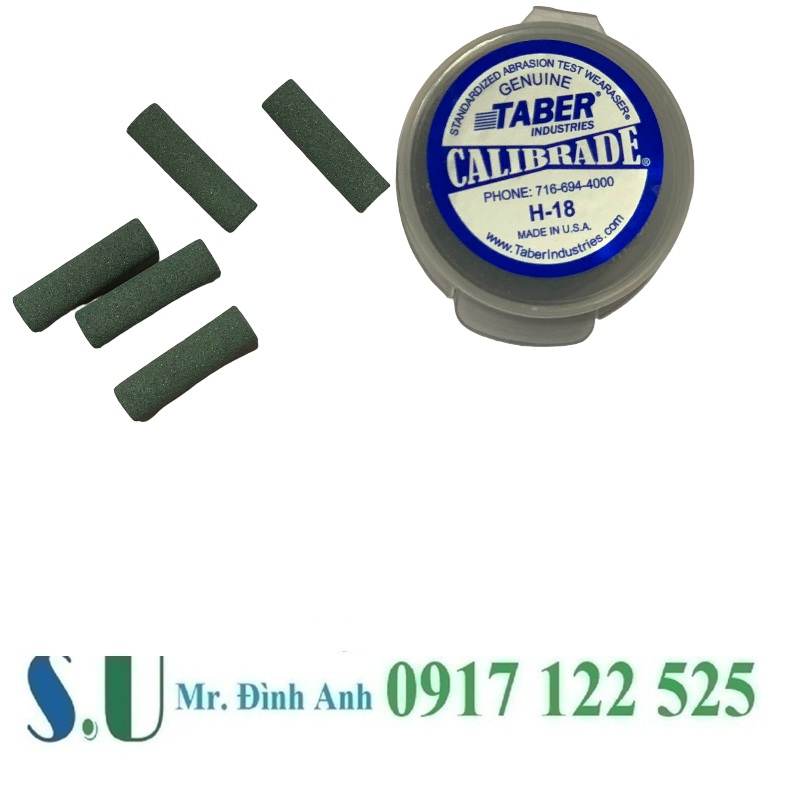 Thanh mài H-18 hãng Taber loại 5 thanh: Chuẩn mực kiểm tra